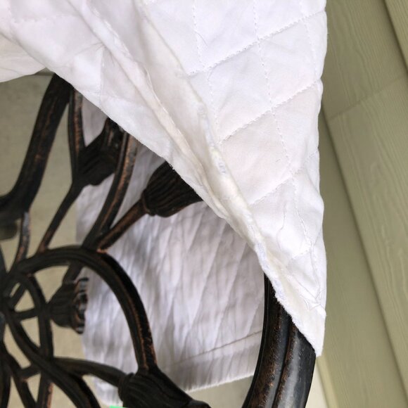 SmartPak Quilted White Baby Saddle Pads (Set of Three) - Picture 3 of 16